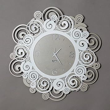Arti E Mestieri Orfeo Wanduhr Modern Besonderheiten Sand Weiss Amazon De Kuche Haushalt