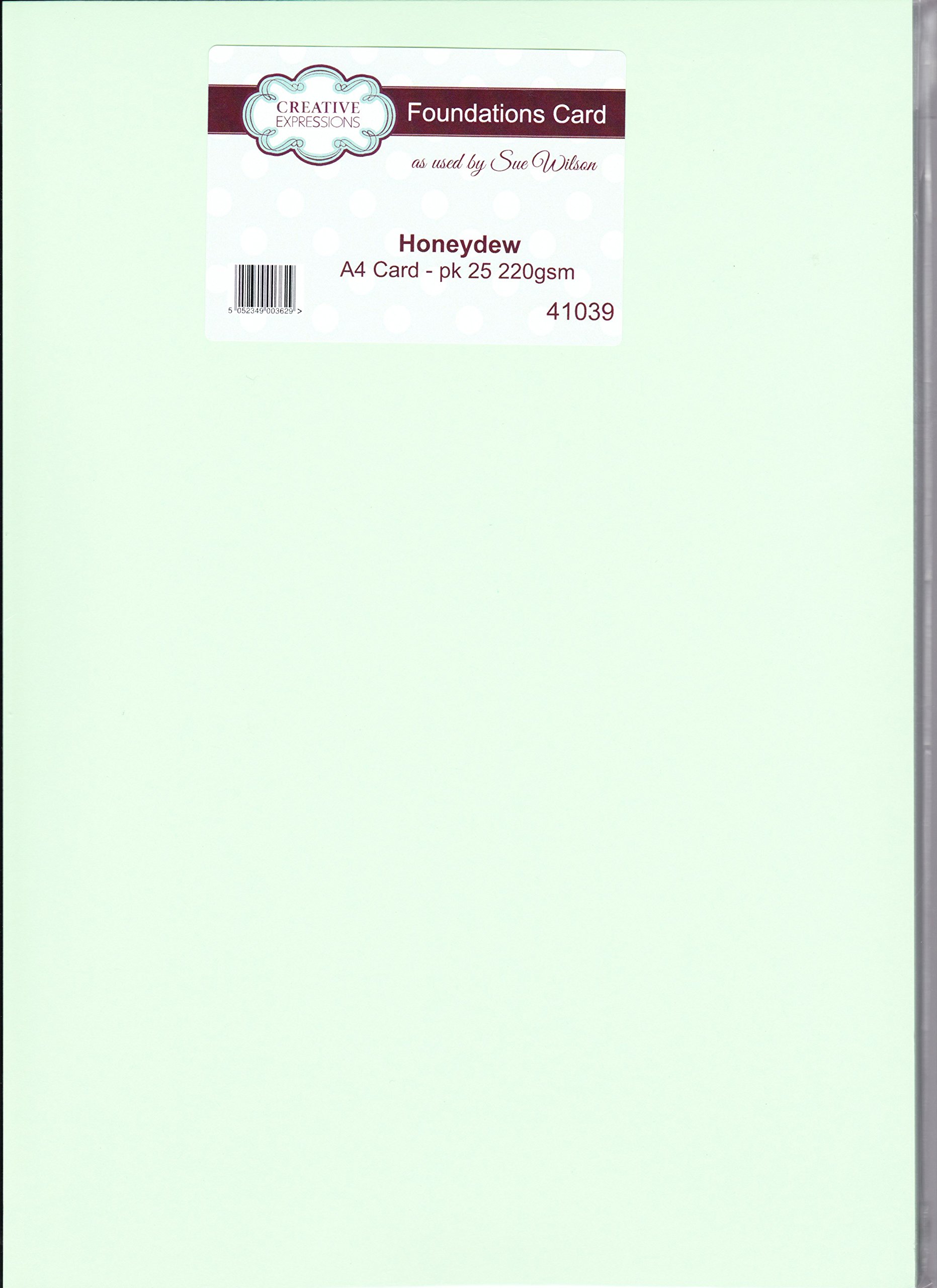 Creative Expressions Foundation Card-Honeydew, A4