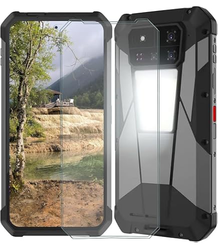 Protecteur D'Écran AtFoliX FX-Hybride Pour Unihertz Tank 2 - Verre Film 9H, Anti-Choc, Neuf