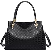 FOXLOVER Genuine Leather Satchel Handbags for Women Elegant Top-handle Bags Designer Shoulder Purses Tote Handbags