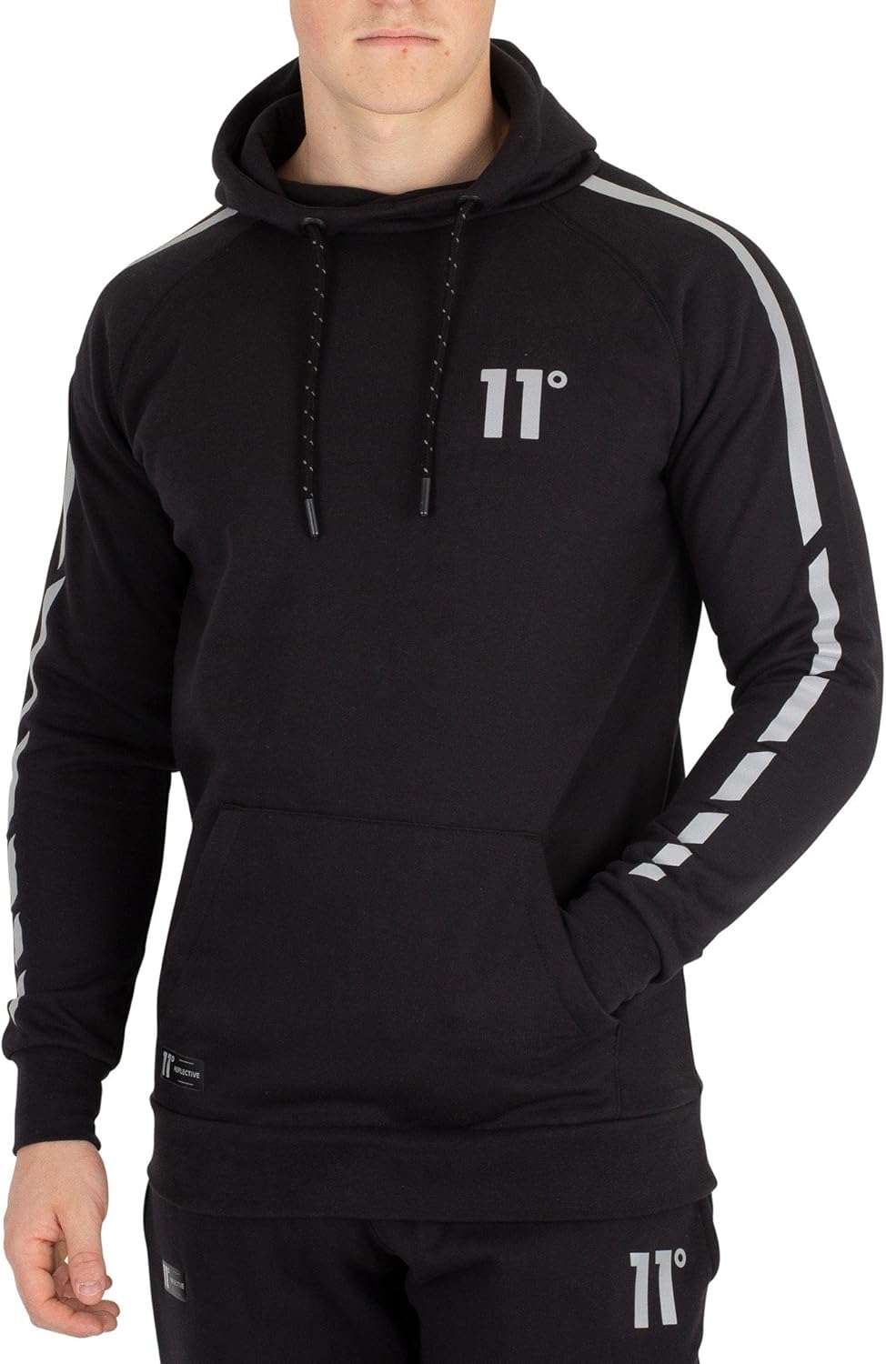 11 degrees reflective hoodie