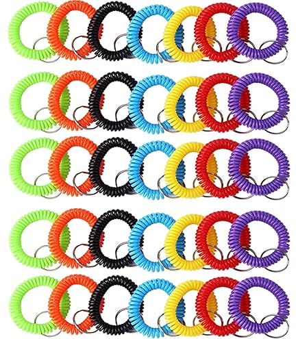 Amazon.com: HAMIYELL Pack of 6 Colorful Spring Spiral Wrist