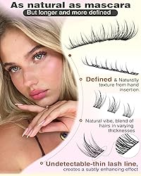 Goddvenus Natural Lash Clusters Wispy Manga Eyelash