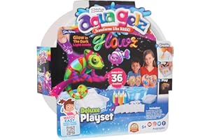 ZOINKS AQUA GELZ Aqua Gelz™ 3D Magic Gel | Unique Crafts Soft Figures | Craft Kit | Unique Arts & Crafts for Kids | Squishy Maker Machine | Water Toys | Kid Toys Girls Boys| Make Your Own (GLOWZ Park Playset)