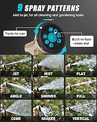 RAINPOINT Garden Hose Nozzle, Hose Sprayer Nozzle