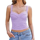 Avidlove Summer Lace Tank Tops Sweetheart Neck Crop Top Adjustable Strap Going Out 2026 Cami