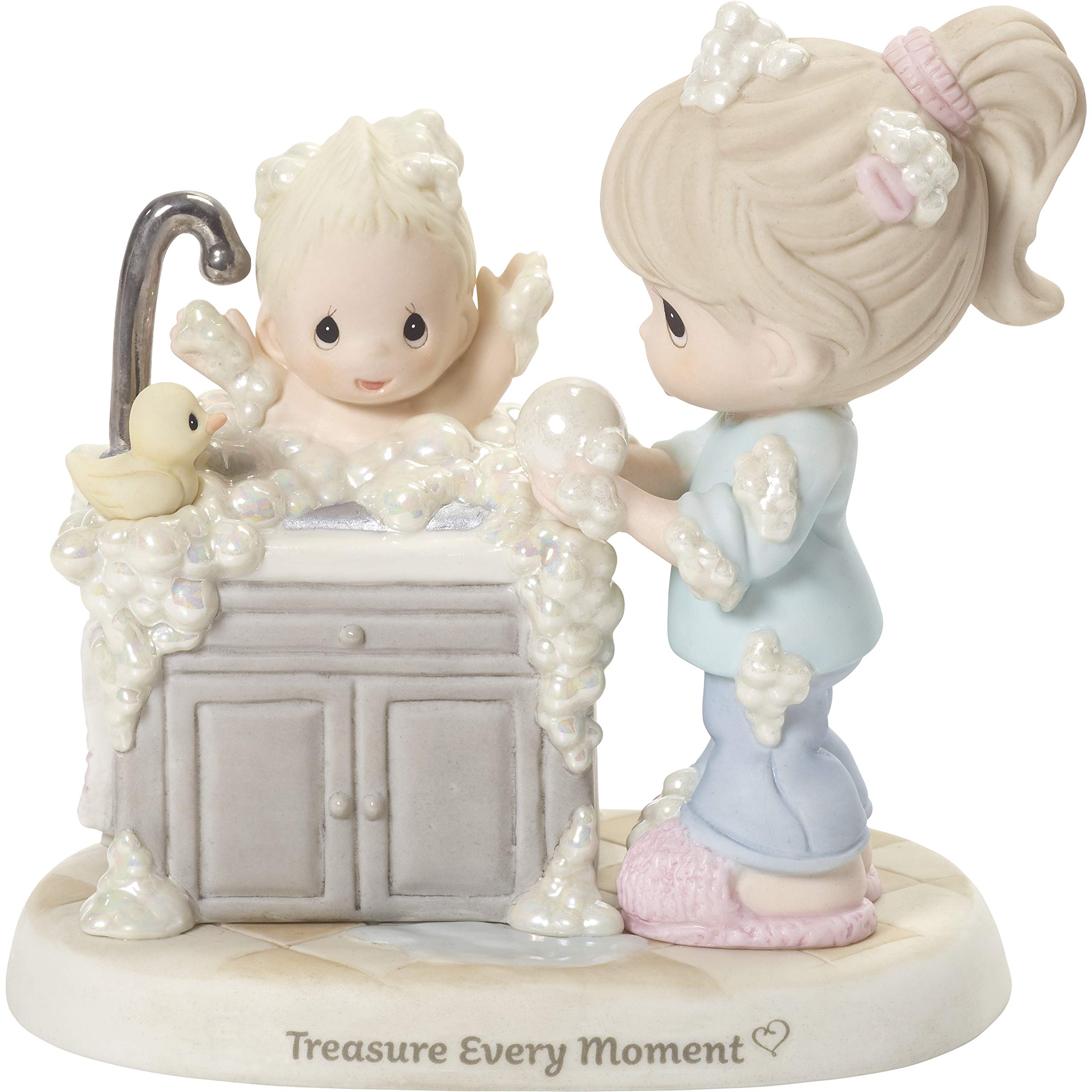 Precious Moments 192018 Treasure Every Moment Mom and Baby Bisque Porcelain Figurine