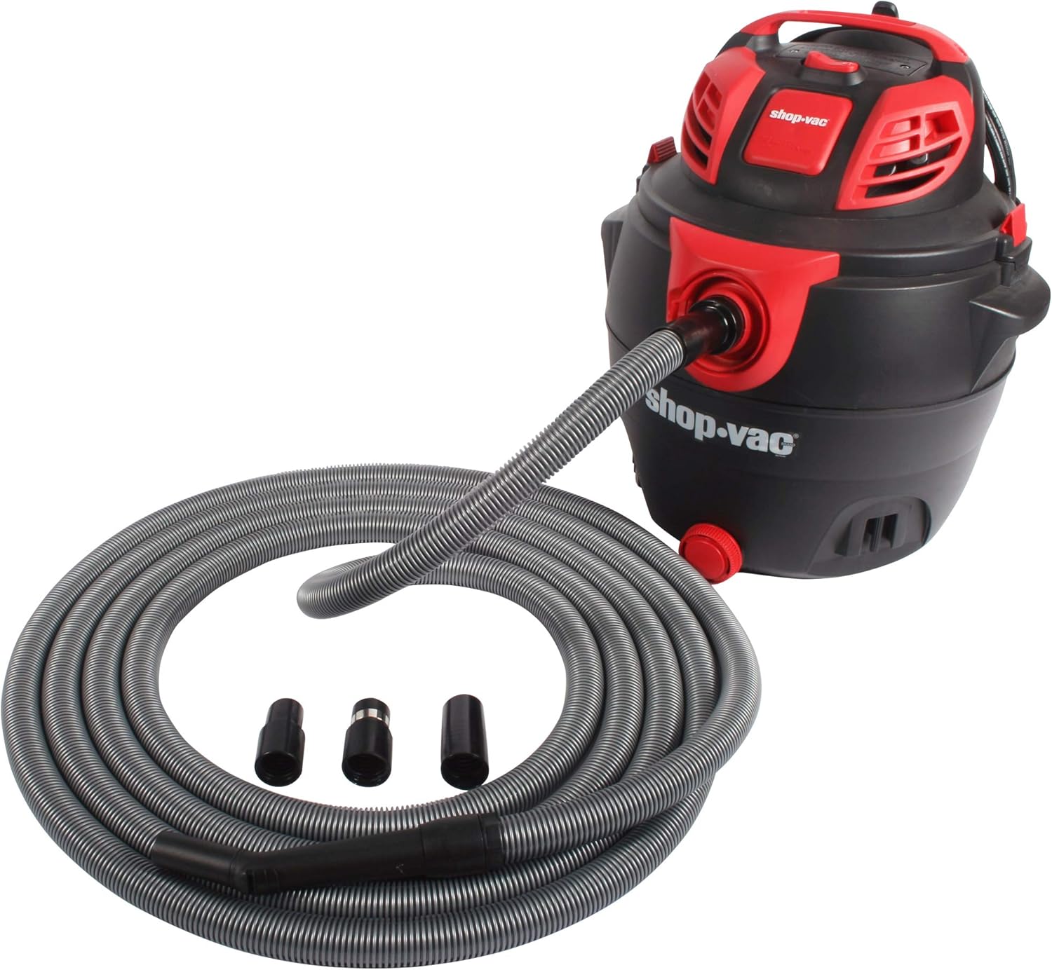 Cen-Tec Systems 50 Foot Extension Hose for Shop and Garage Vacuums, Ft, Silver: Home & Kitchen