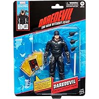 Marvel Legends Series Daredevil, The Man Without Fear Comics-Inspired Collectible 6-Inch Scale Action Figure with Character-S