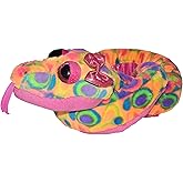Wild Republic Snake Plush, Snake Stuffed Animal, Plush Toy, Pet Snake, Sherbert, 54"