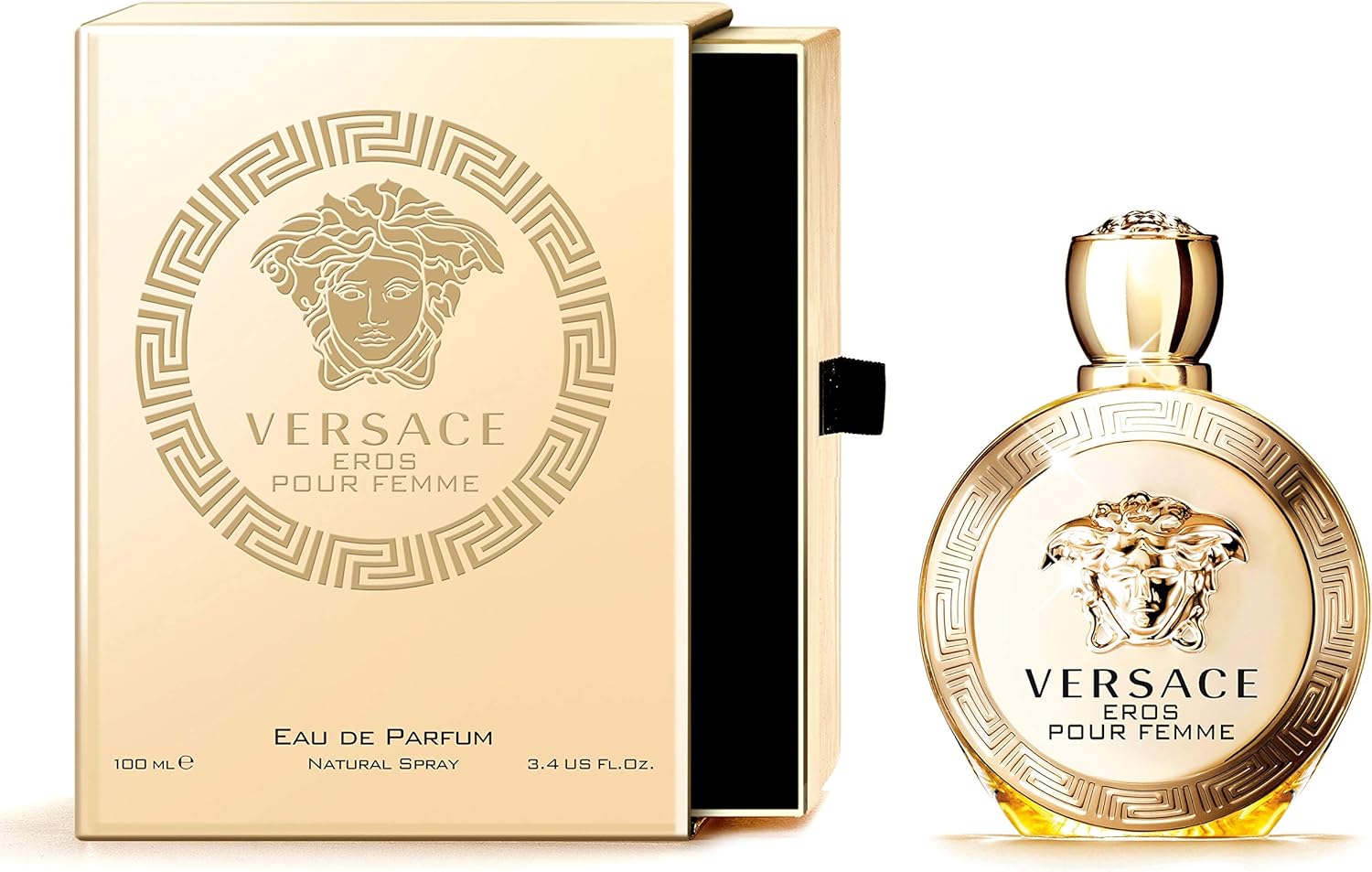 Versace Eros Pour Femme by Versace for Women Eau de Parfum, 100ml