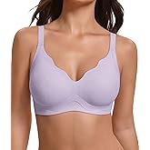 Avidlove Wireless Bras for Women Comfort Seamless Jelly Supportive Bra Full Coverage Tshirt Push Up Bralette Everyday Bras