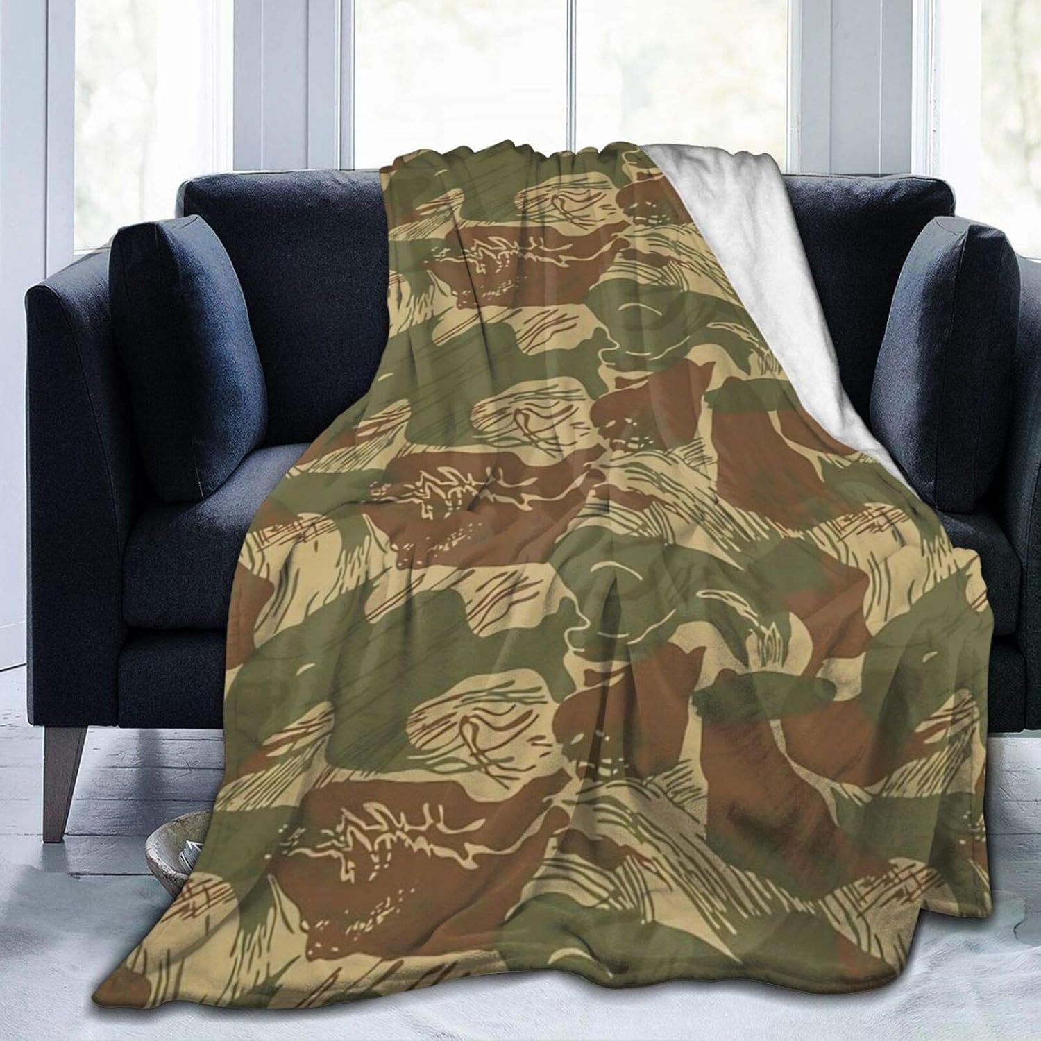 WUKON SuperSoft Flannel Fleece Rhodesian Army Brushstroke