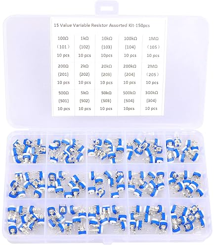 50 Pezzi Di Trimmer Variabile 3362P-503 Da 50K Ohm – Potenziometro Regolabile Mini Per Circuiti E Prototipi