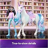 Unicorn Academy Layla & Glacier Set with 2 Riding Accessories Hair Tool view 3