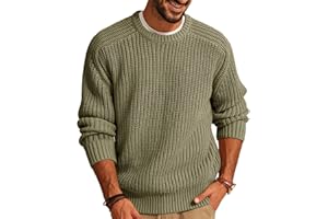 PJ PAUL JONES Mens Sweater Crewneck Knit Sweaters Casual Textured Pullover Sweater
