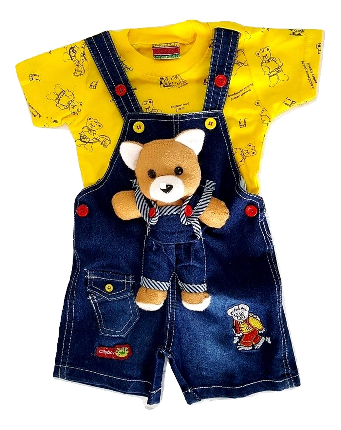 Teddy bear dress for baby boy Clearance