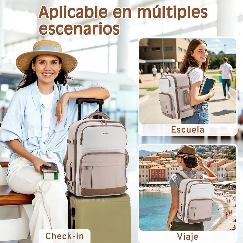 Mochila de viagem 40x30x20, mala de cabine de viagem 24L — foto 6 de 6