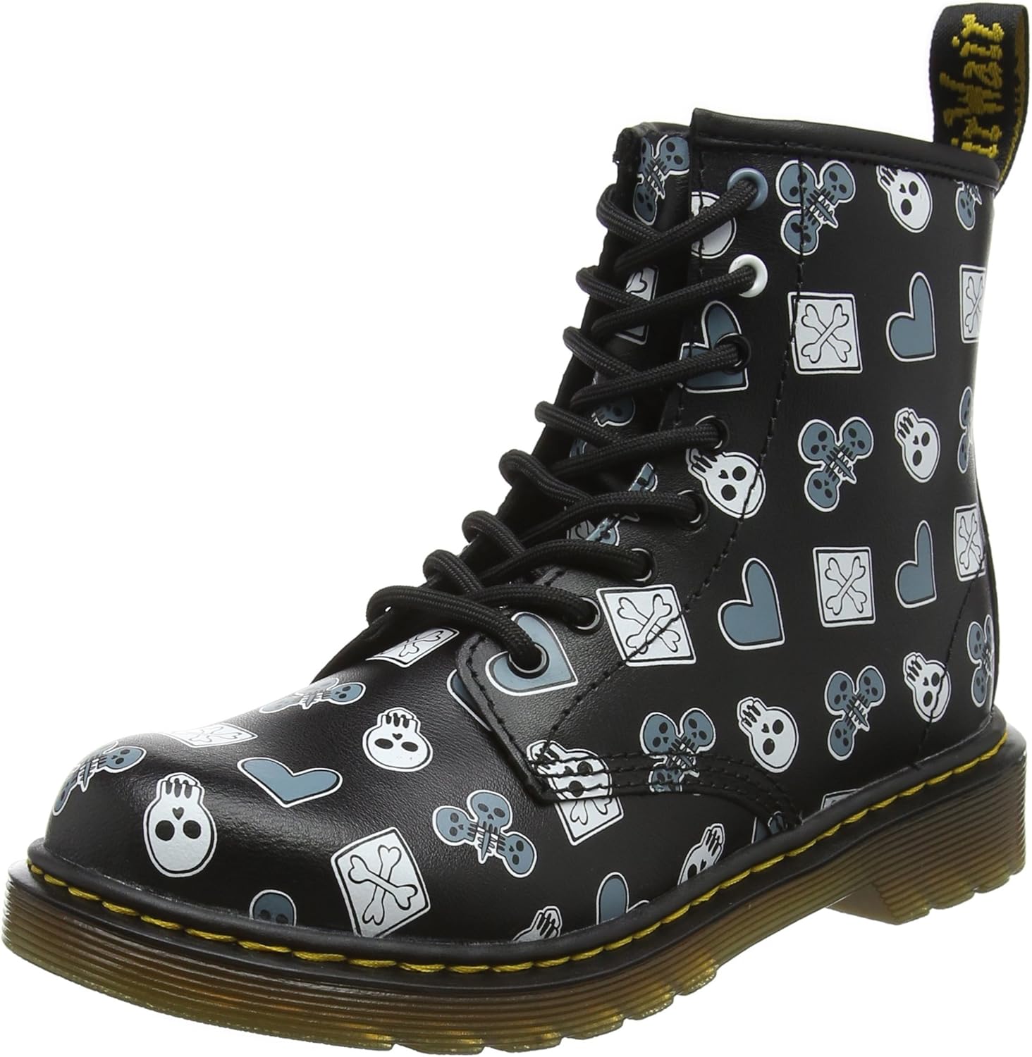 dr martens playing card boots