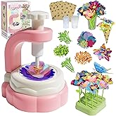 DIY Fabric Flower Bouquets Toys - Arts and Crafts for Kids 4 5 6 7 8, Arts & Crafts Flower Making Kit for Kids Girls, Educational Activity Toys for Girls Boys, 4 5 6 7 8 Year Old Girl Birthday Gifts