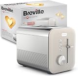 Breville High Gloss 2 Slice Toaster Cream and Stainless Steel VTT967
