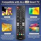 (Pack of 2) EWO'S Universal Remote for LG OLED EVO 4K 8K MR20GA MR21GA MR22GN view 3