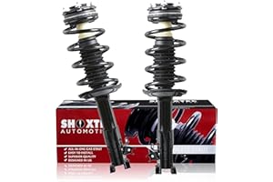 Shoxtec Front Pair Complete Struts Assembly Replacement for 2006-2011 Honda Civic and Acura CSX Coil Spring Assembly Shock Absorber Kits Repl Part no. 172287 172286