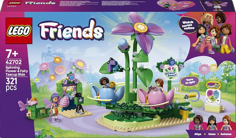 Friends Feentassen-Karussell mit Blumendeko 42702