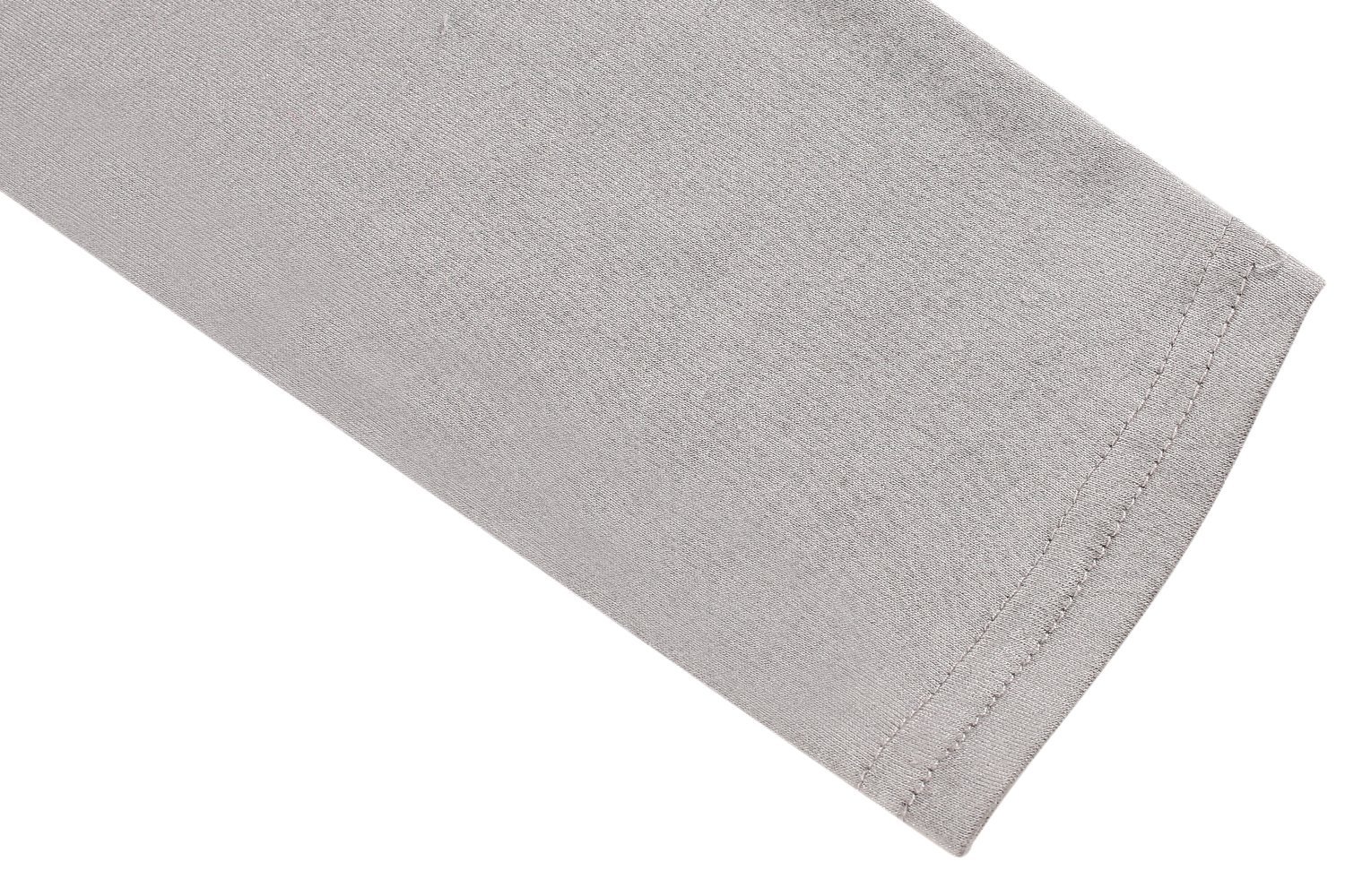 Zeagoo Women Backless Long Sleeve Solid Crop Tops Blouse Gray