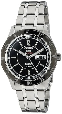 Seiko 5 Sports Analog Black Dial Mens Watch - SRP297K1