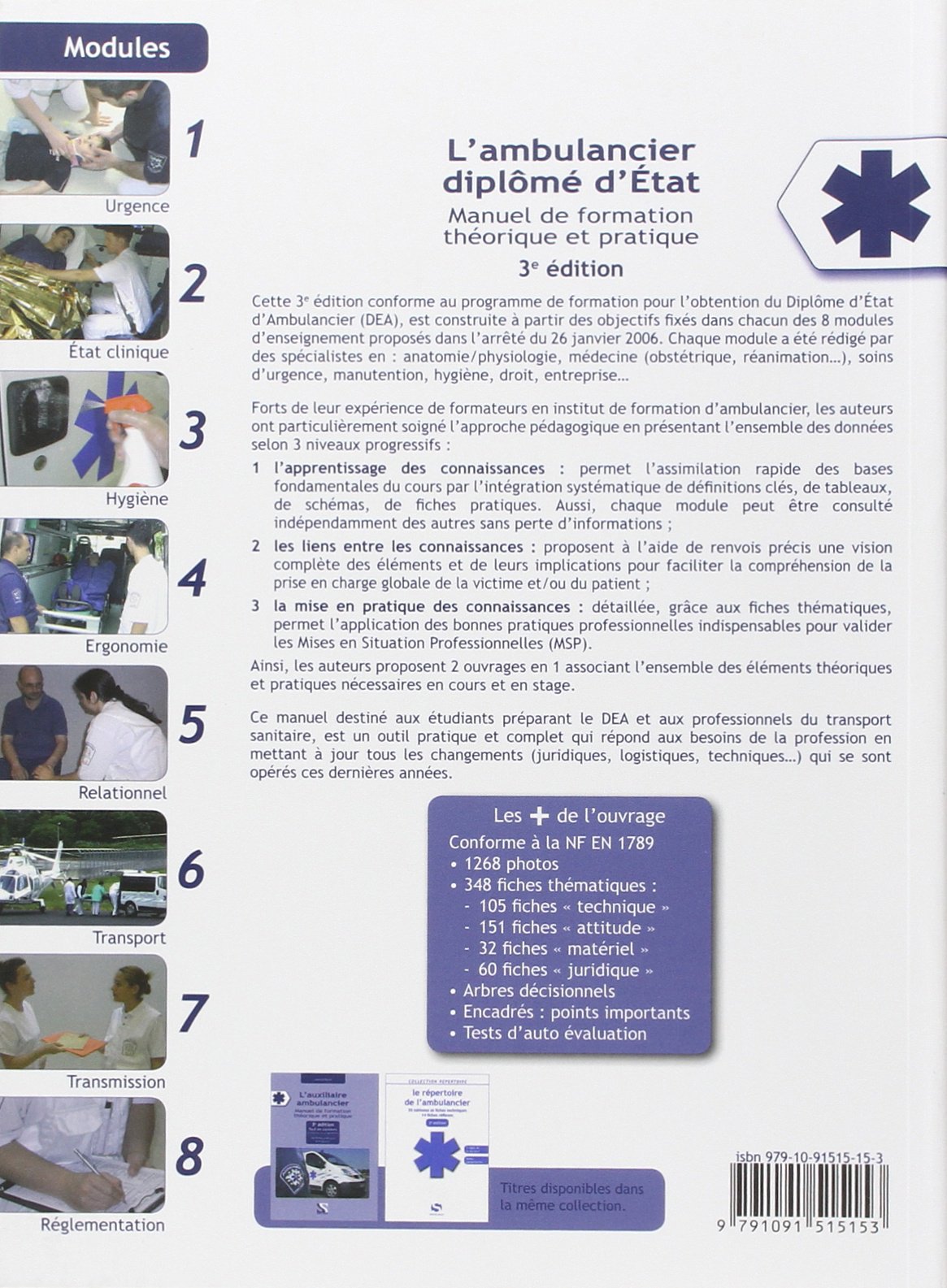 Amazon Fr L Ambulancier Diplome D Etat Facon Laurent Cadiou Loic Collectif Bertrand Catherine Livres