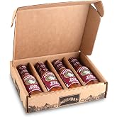 Melinda's Naga Jolokia Pepper Hot Sauce - Extra Spicy Hot Sauce - 5oz 4pk | Naga Hot Sauce Made With Naga Jolokia Peppers, Habanero Peppers, Onion, Lime Juice &amp; Garlic