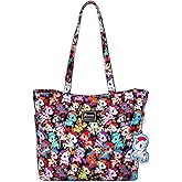 Tokidoki Tote Bag for Women Large Shoulder Bag Capacity Handbag Canvas Tote Purse for College Work Travel