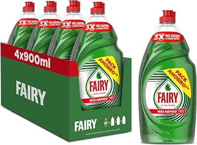 Fairy Ultra Power Original Dishwashing Liquid 900ML Fórmula eficaz que deixa os pratos espumantes, impressionante poder anti-gordura