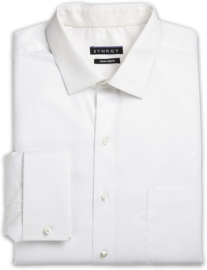 DXL Synrgy Big and Tall FrenchCuff Dress Shirt at Amazon Men’s Clothing store