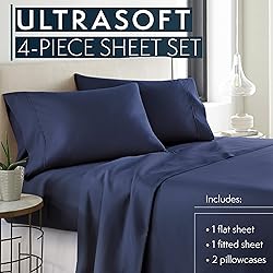 HC COLLECTION Bed Sheets Cal King, Hotel Luxury