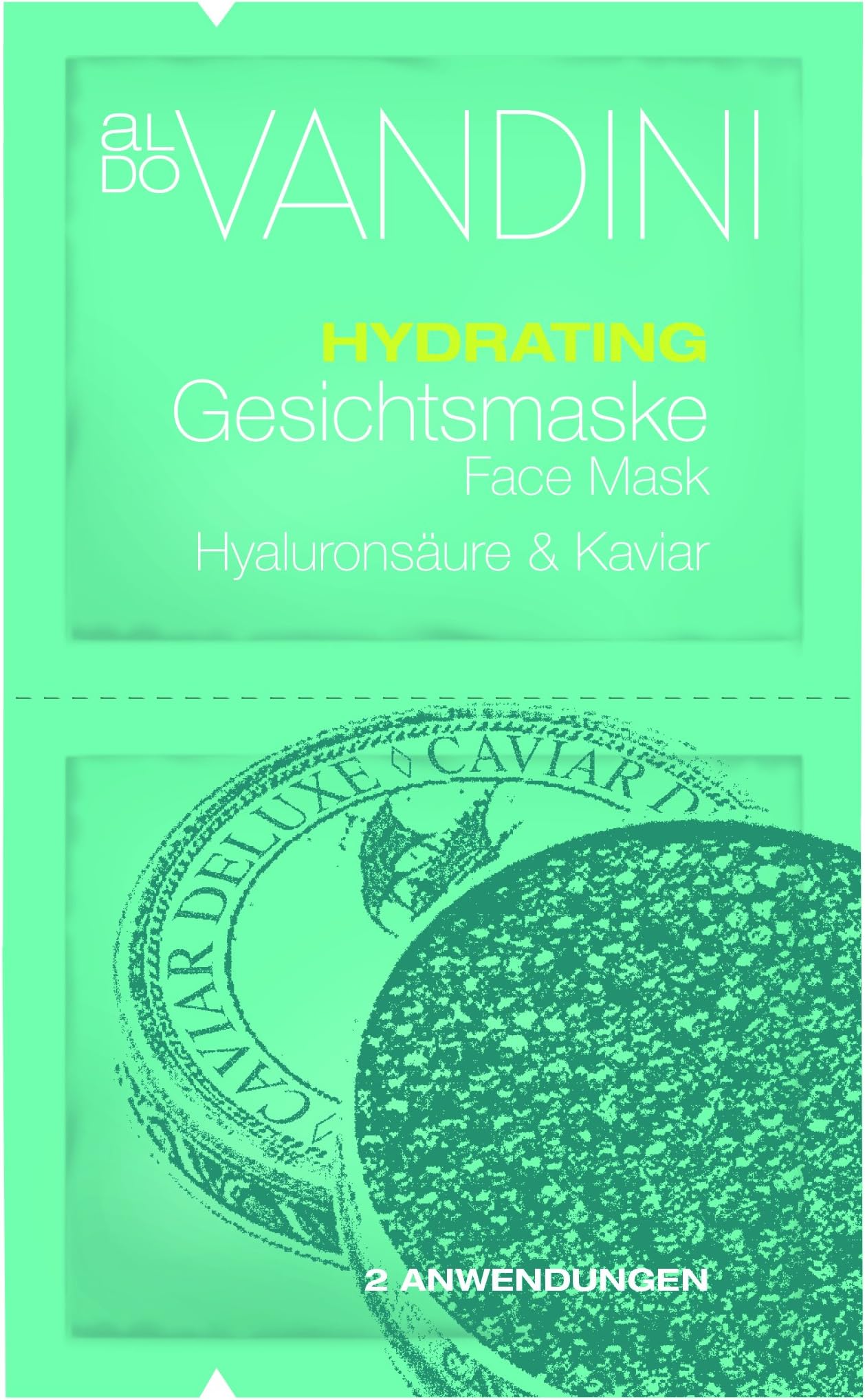 Aldo Vandini Gesichtsmaske Feuchtigkeitsmaske 2 x 7.50 ml