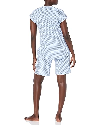 Karen Neuburger Women's Sleeve Top and Bermuda Short Bottom Pajama