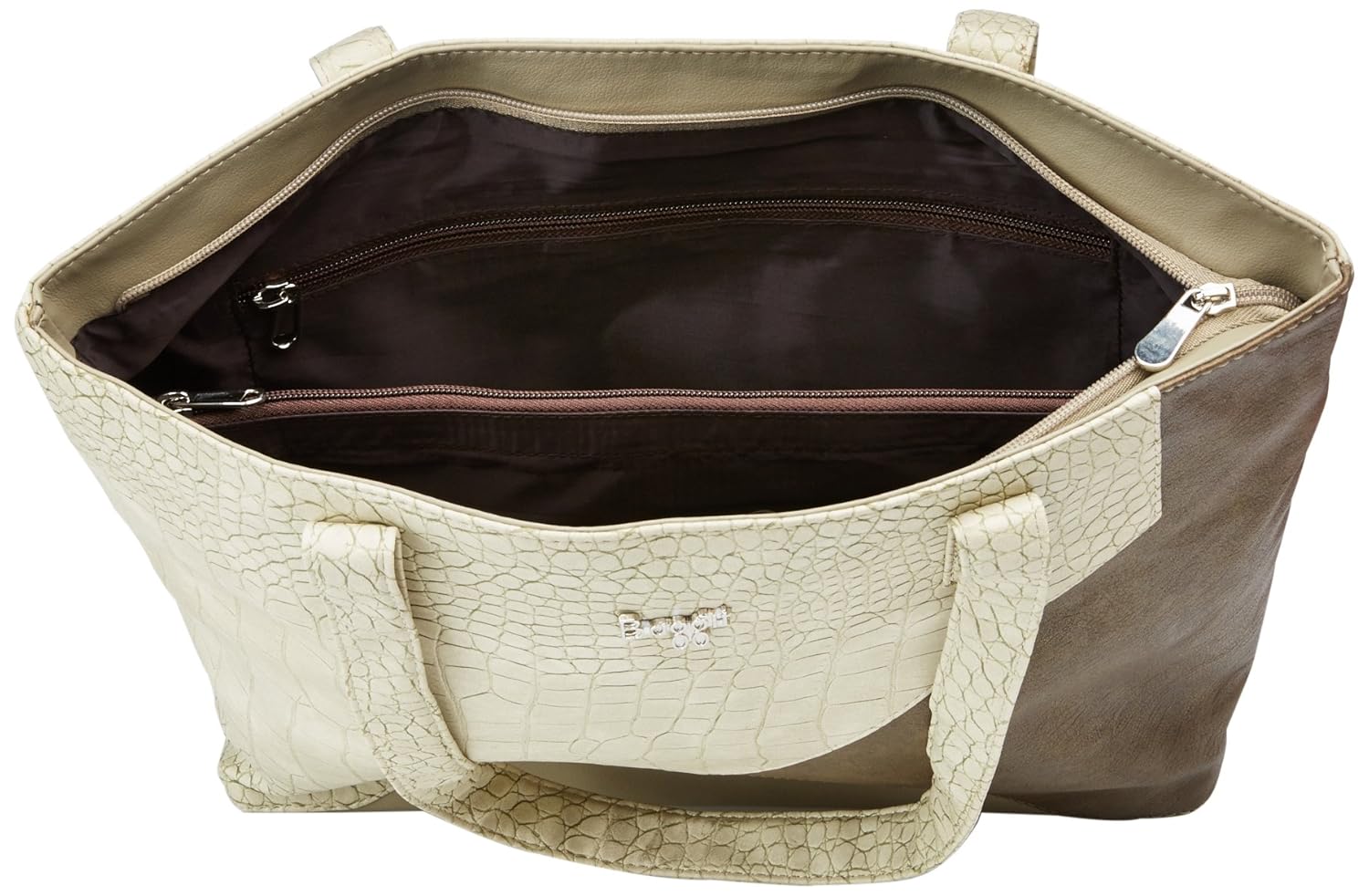baggit women's tote bag (beige)