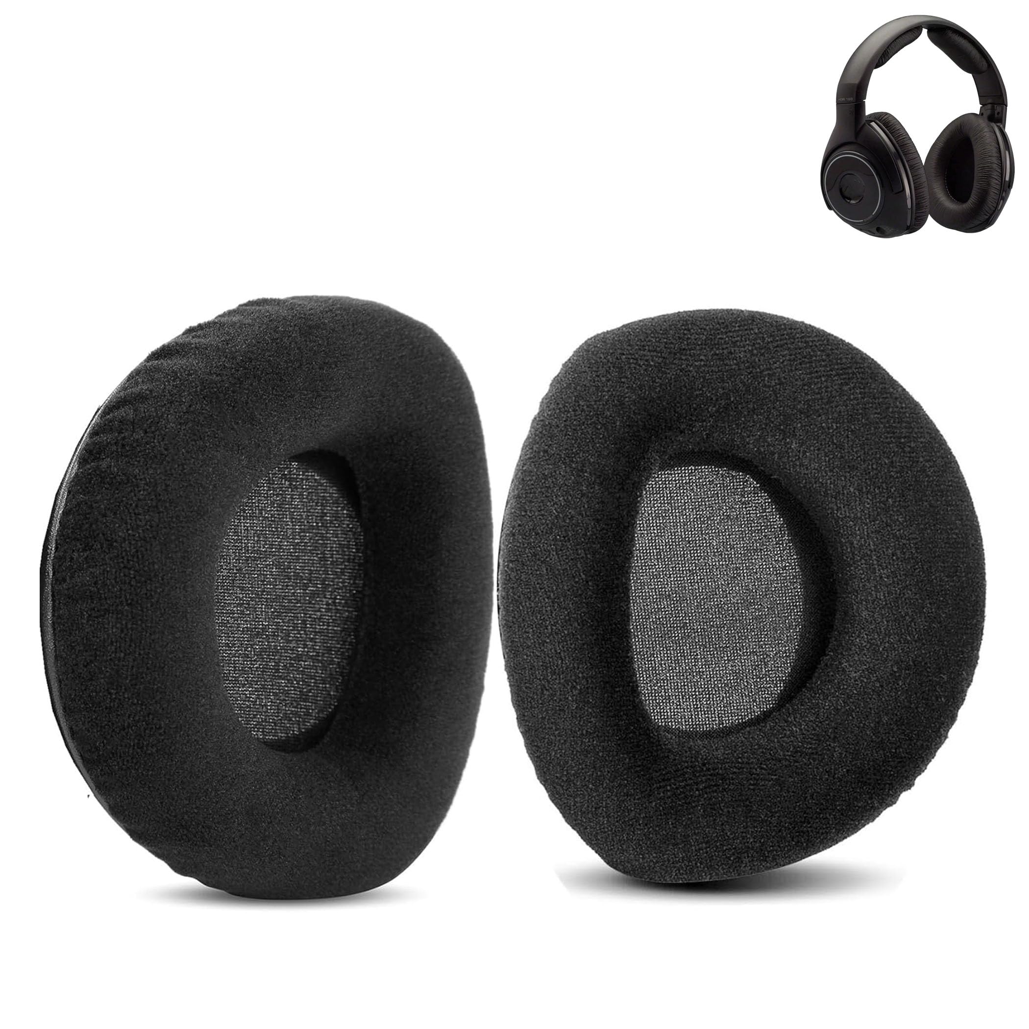 Velour Earpads Replacement for Sennheiser RS160/HDR160 RS170/HDR170 RS180/HDR180 Headphones Ear Cushions