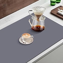 WISELIFE Coffee Mat Super Absorbent Dish Drying Mat