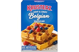 Krusteaz Light & Crispy Belgian Waffle Mix 28 oz by Krusteaz
