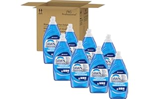 Dawn Professional Manual Pot and Pan Detergent, Dish Soap, Liquid Concentrate, Case of 8, For Everyday Grease in 3-Comp Sinks