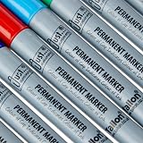 Just Stationery Pack Of 8 Coloured Permanent Markers view 4
