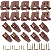 10PCS Drawer Slide Track Guide Glide for Center Mount Drawer for Dressers and for Nightstand for Kenlin for Rite-Trak 1 Drawer Systems (Please Check The Size Before Purchasing)