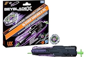 Beyblade X Official Victory Grip Right-Spin Launcher Set with Takara Tomy Attack Type Top Right-Spinning Top Toy, Battling To