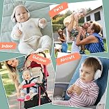 Boenfu Baby Ear Defender 2-in-1 Pink Adjustable Noise Reduction Earmuffs 25 dB view 7