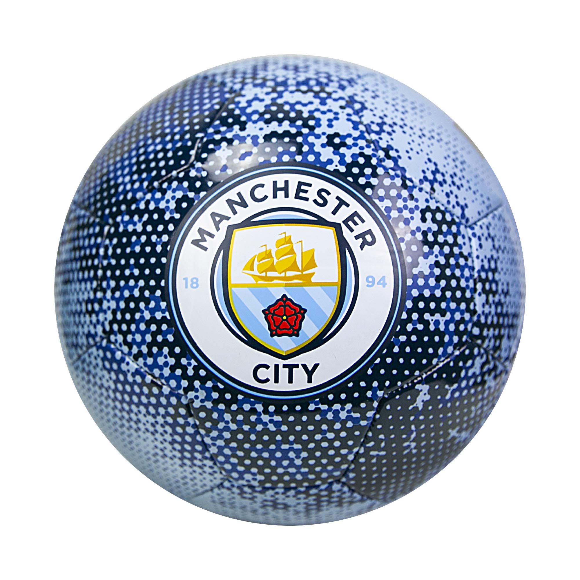 Icon Sports Manchester City FC Solarized Team Soccer Ball