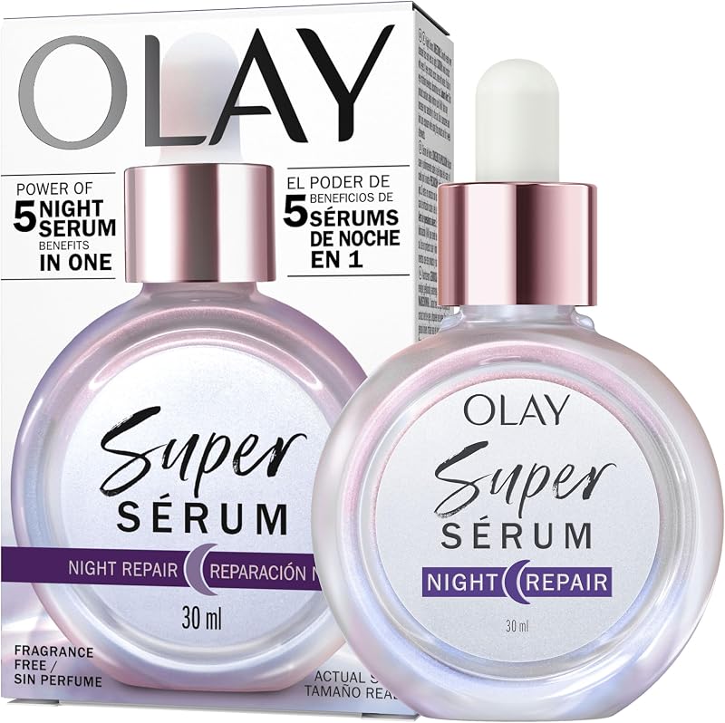 Super Sérum Facial de Noche 5 en 1 con Niacinamida, 30ml