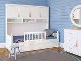 Safetots Narrow Wooden Bed Guard White 90cm x 38cm Pre-Assembled view 2